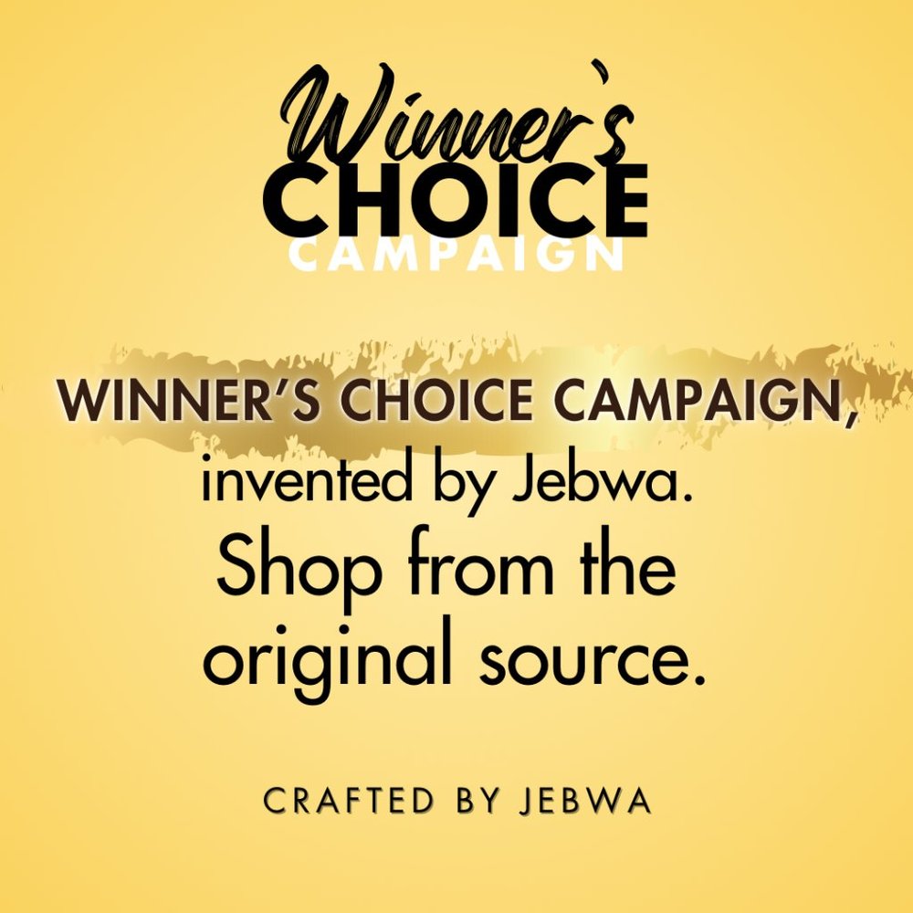 Winner’s Choice is Crafted By Jebwa, Thanks for Shopping From the Original